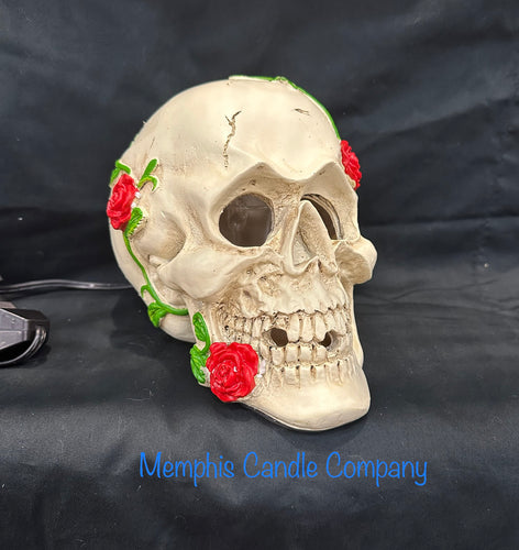 Skull oil burner